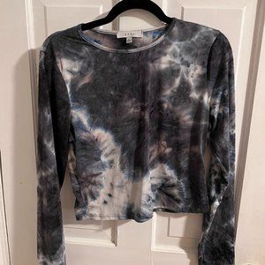 Tie dye long sleeve top